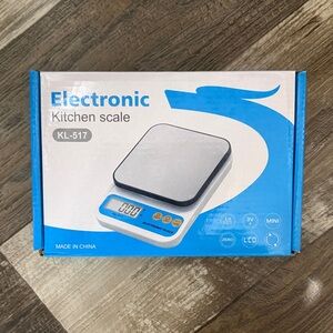 Electronic Kitchen Scale KL-517 - White and Blue